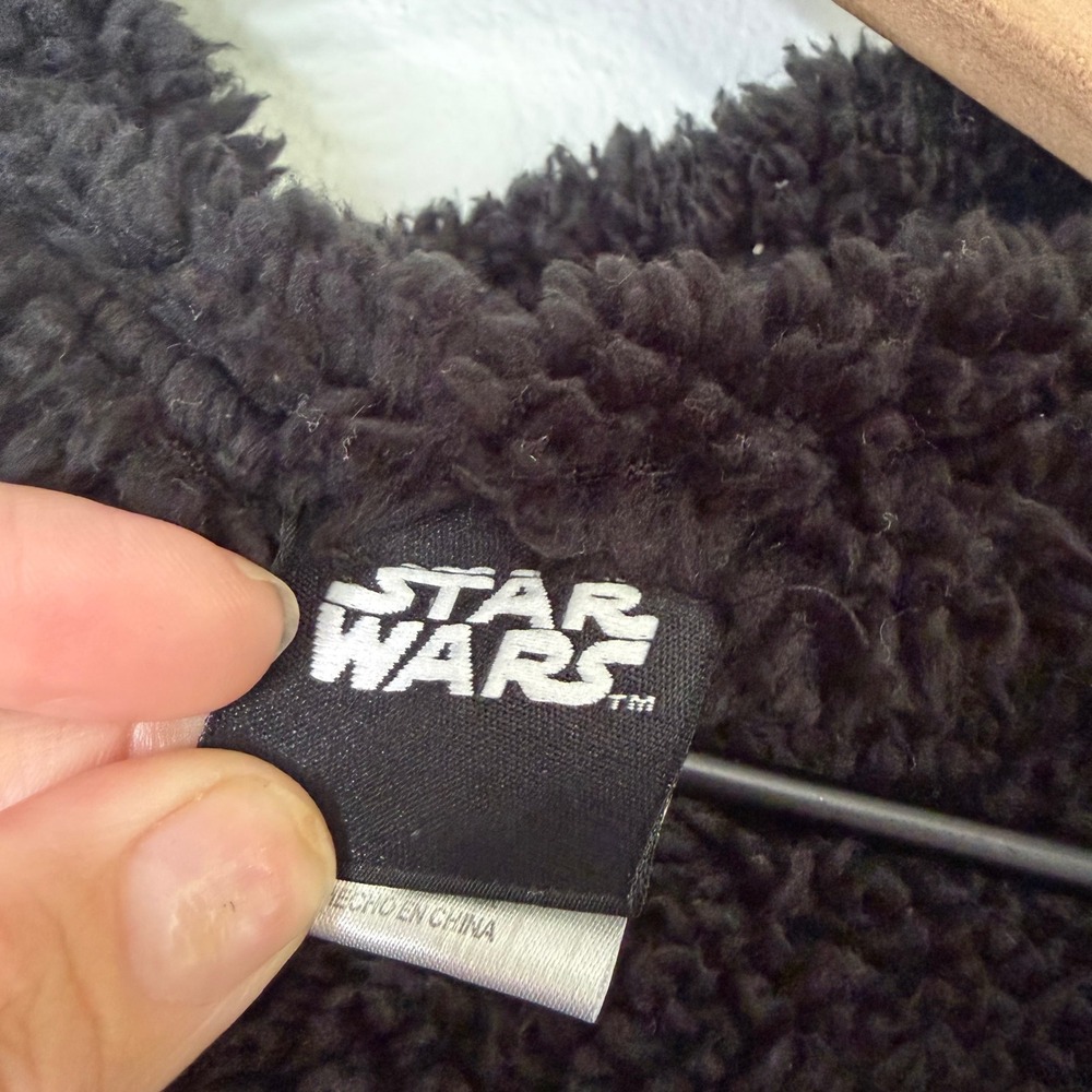 Star Wars - Pop Art Graphic Sherpa Lined Hoodie Original Trilogy Characters - Picture 7 of 8